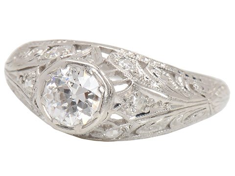 Example of a Platinum Engagement Ring