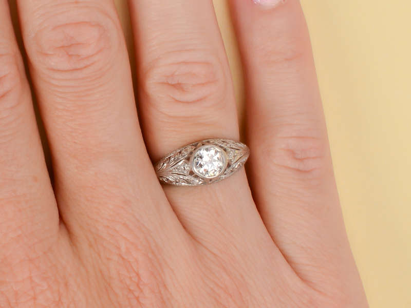 Dream On - Diamond Platinum Engagement Ring