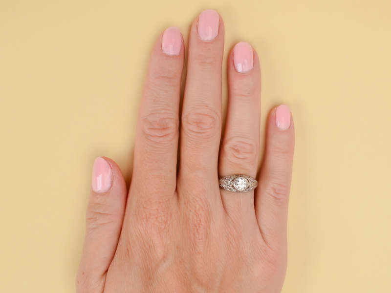 Dream On - Diamond Platinum Engagement Ring