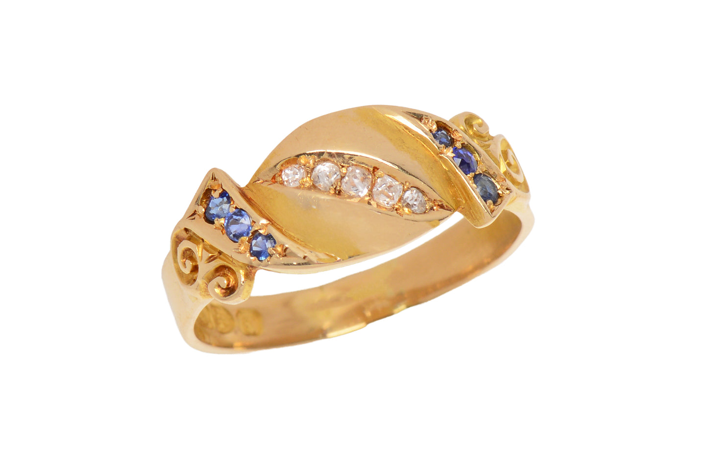 Momentum - 1905 Antique Sapphire Diamond Ring