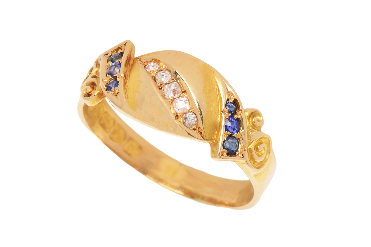 Momentum - 1905 Antique Sapphire Diamond Ring