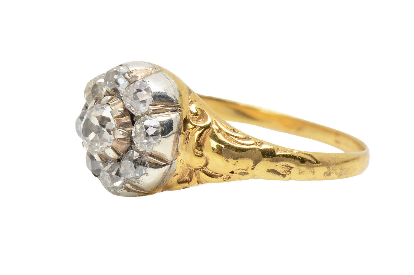 Razzmatazz Victorian Old Mine Cut Diamond Ring