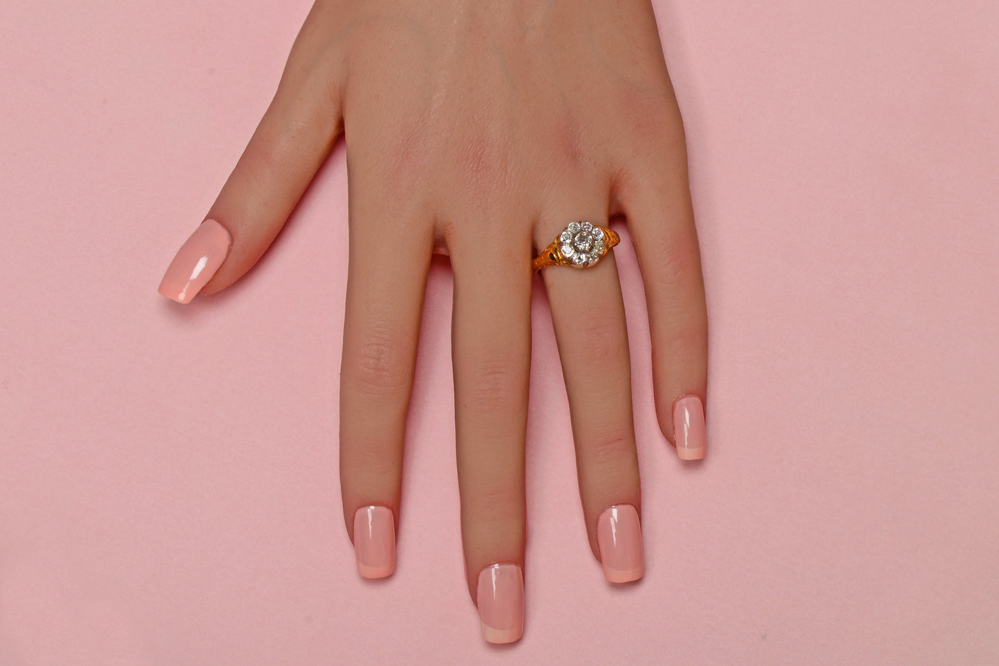Razzmatazz Victorian Old Mine Cut Diamond Ring