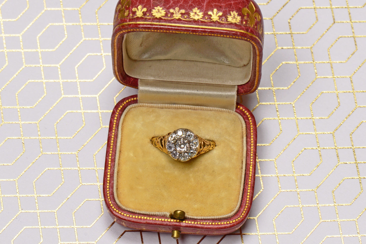 Razzmatazz Victorian Old Mine Cut Diamond Ring