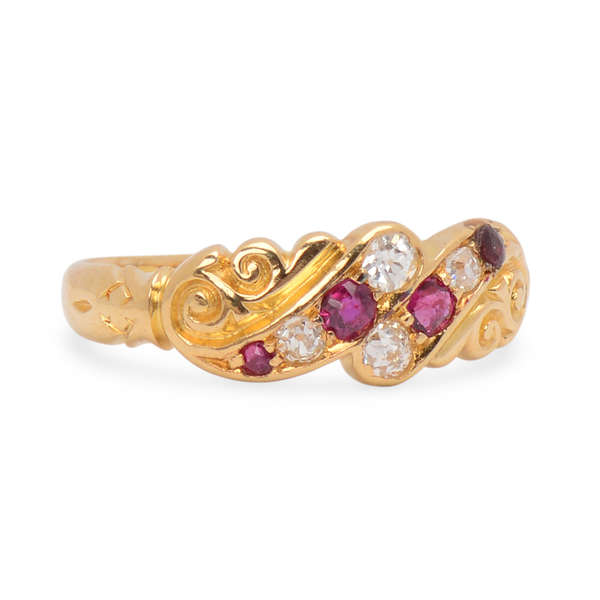 Antique Artistry - Ruby Diamond Ring of 1911