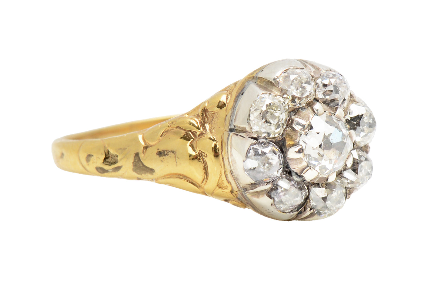 Razzmatazz Victorian Old Mine Cut Diamond Ring