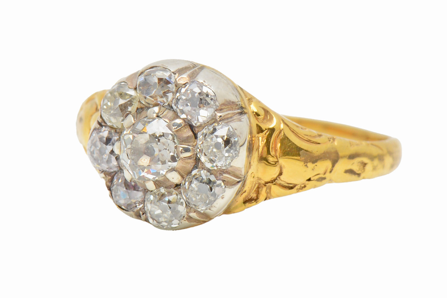 Razzmatazz Victorian Old Mine Cut Diamond Ring