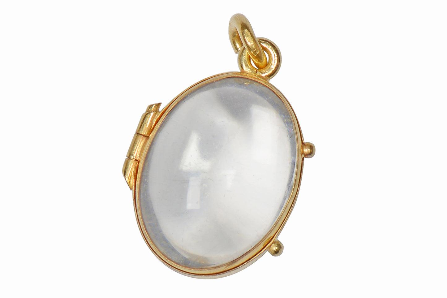 Clear Vision - Oval Shaped Clear Hinged Locket