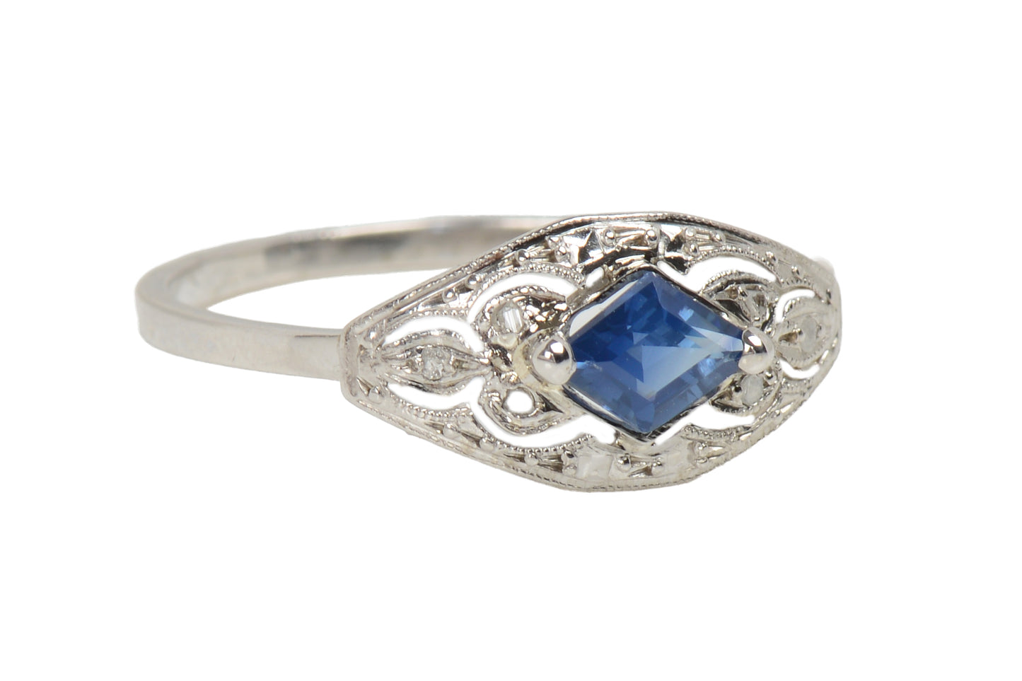 Ooh Lah Lah French Sapphire Engagement Ring