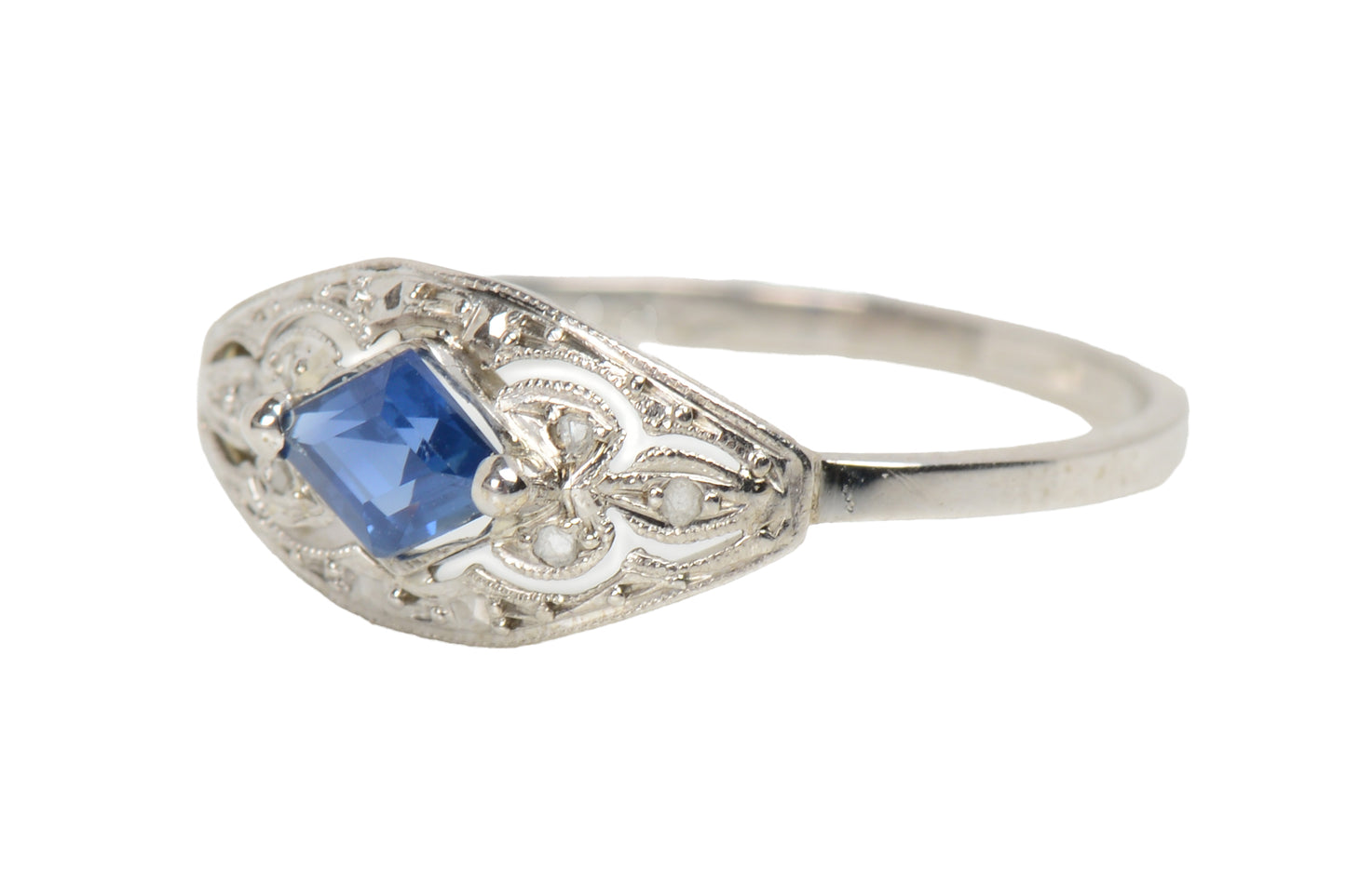 Ooh Lah Lah French Sapphire Engagement Ring