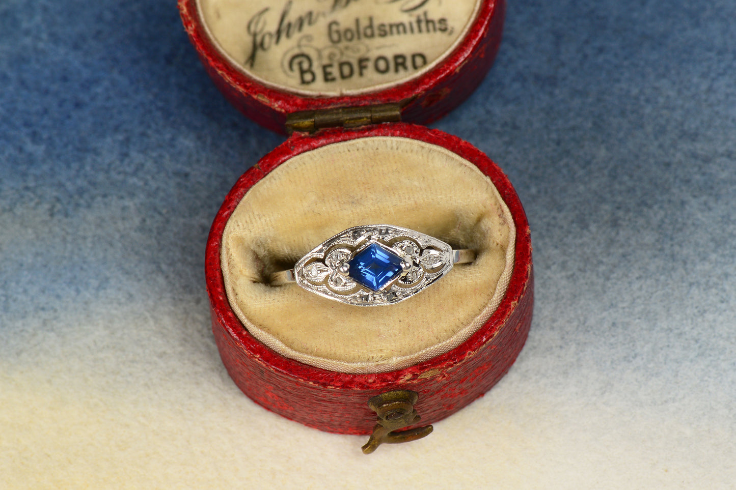 Ooh Lah Lah French Sapphire Engagement Ring