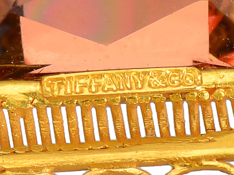 Louis Comfort Tiffany Antique Zircon Brooch
