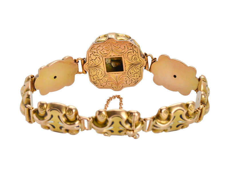 Rose Cut Diamond Austro-Hungarian Bracelet