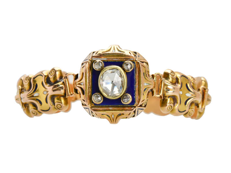 Rose Cut Diamond Austro-Hungarian Bracelet