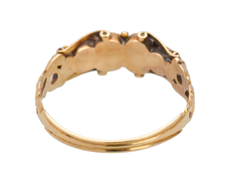 Victorian Gem Set Acrostic REGARD Ring