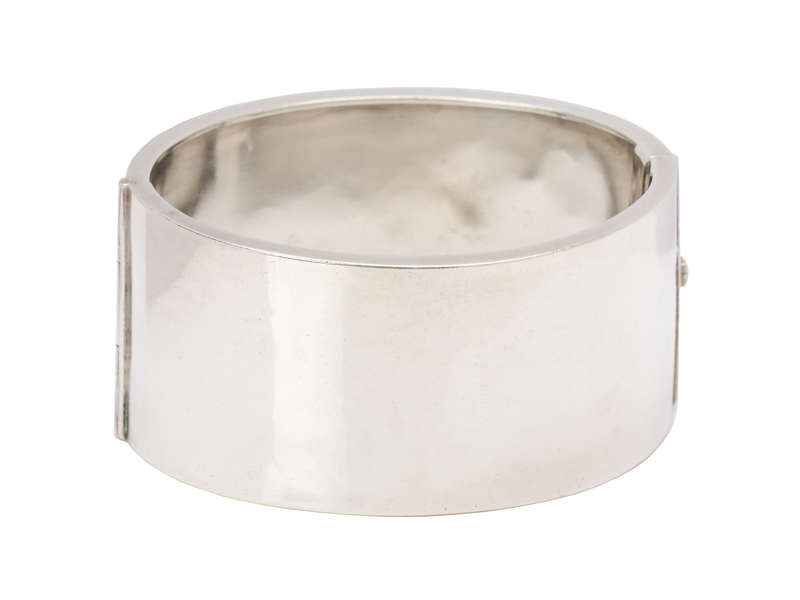 Aesthetic Movement Gold & Silver Wide Bangle