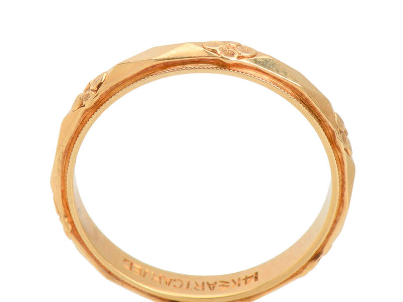 Men's ArtCarved Vintage Wedding Band