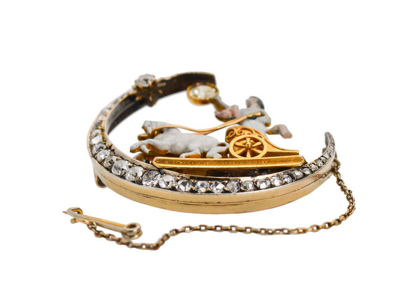 Bringing in the Dawn - Aurora Sun Goddess Brooch