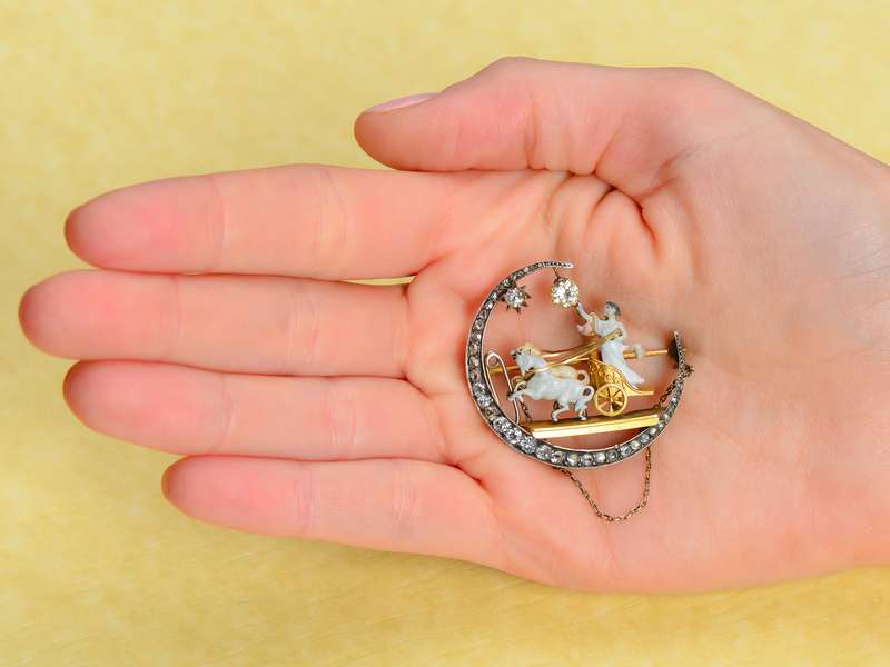 Bringing in the Dawn - Aurora Sun Goddess Brooch