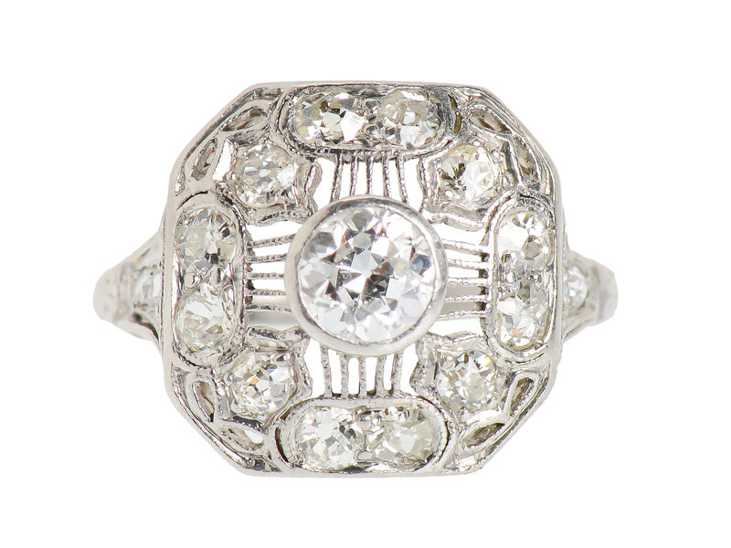 Edwardian Perfection in a Diamond Ring