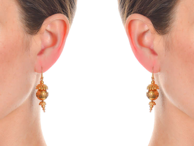 Snake Motif Archeological Revival Earrings