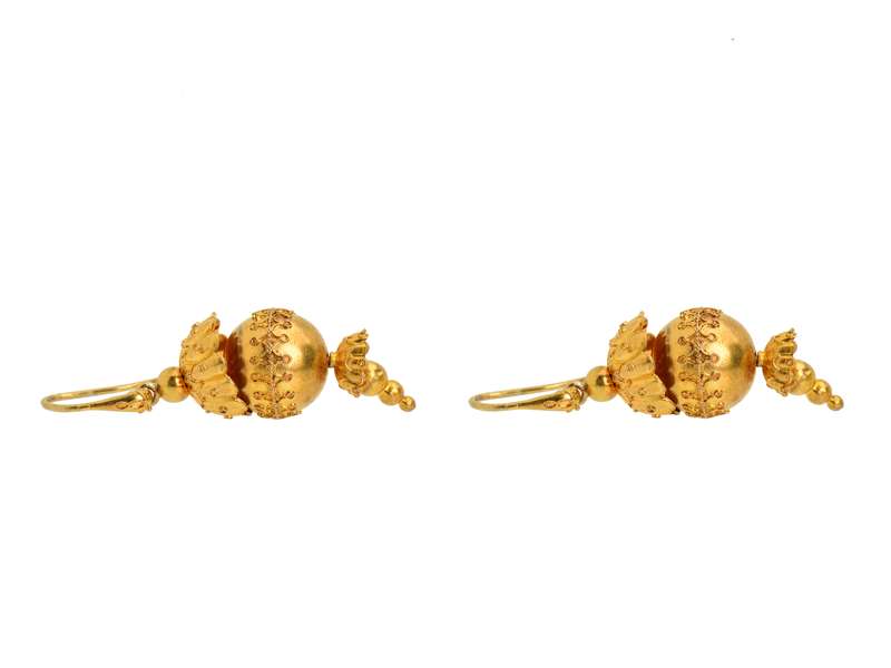 Snake Motif Archeological Revival Earrings
