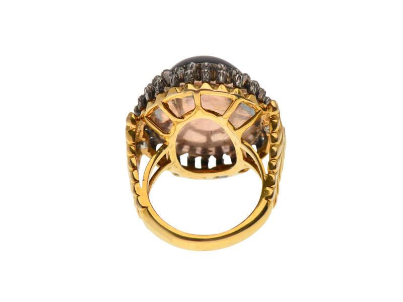 Don't Hold Back - Lavish Garnet Diamond Ring