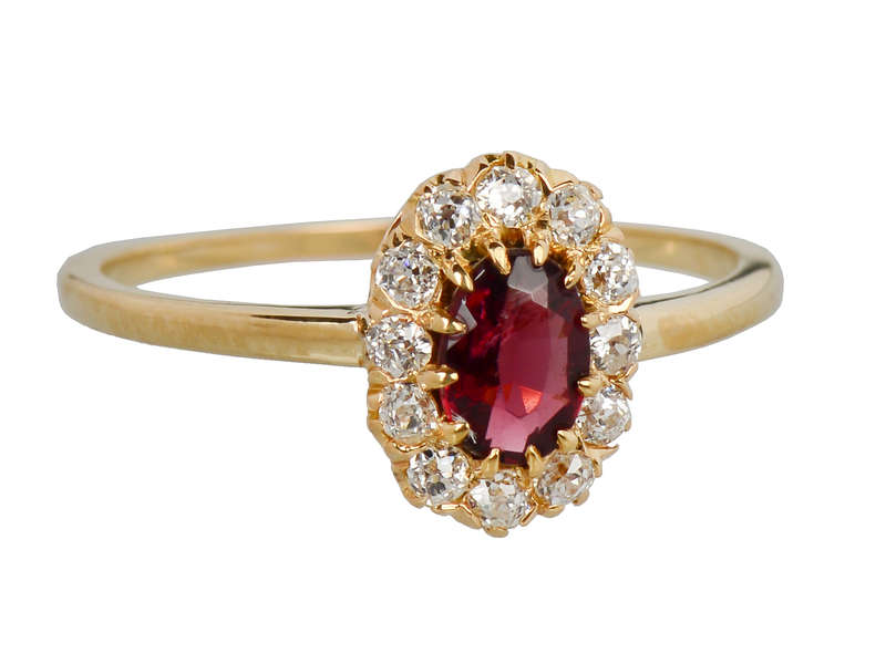 Little Bit of Garnet Magic - Vintage Ring