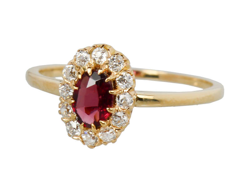 Little Bit of Garnet Magic - Vintage Ring