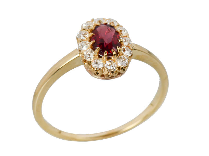 Little Bit of Garnet Magic - Vintage Ring