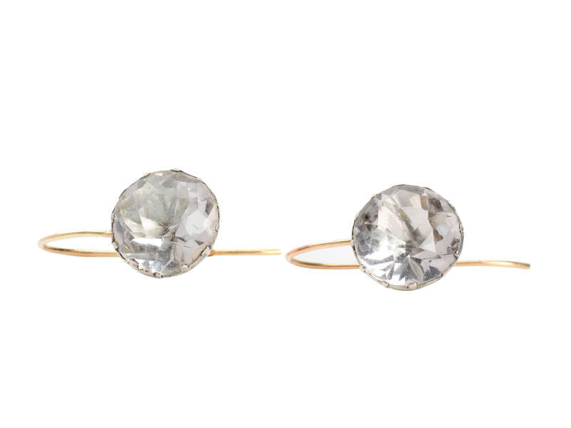 Illumination - Georgian Paste Solitaire Earrings