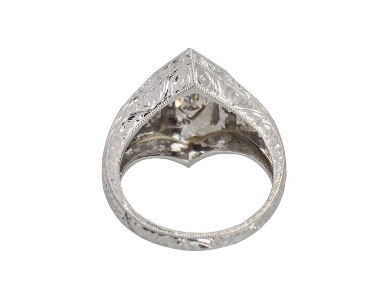 Artistry - Hexagon Diamond Platinum Ring