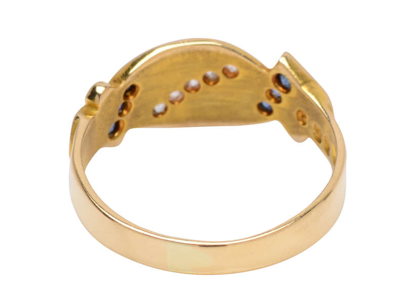 Momentum - 1905 Antique Sapphire Diamond Ring