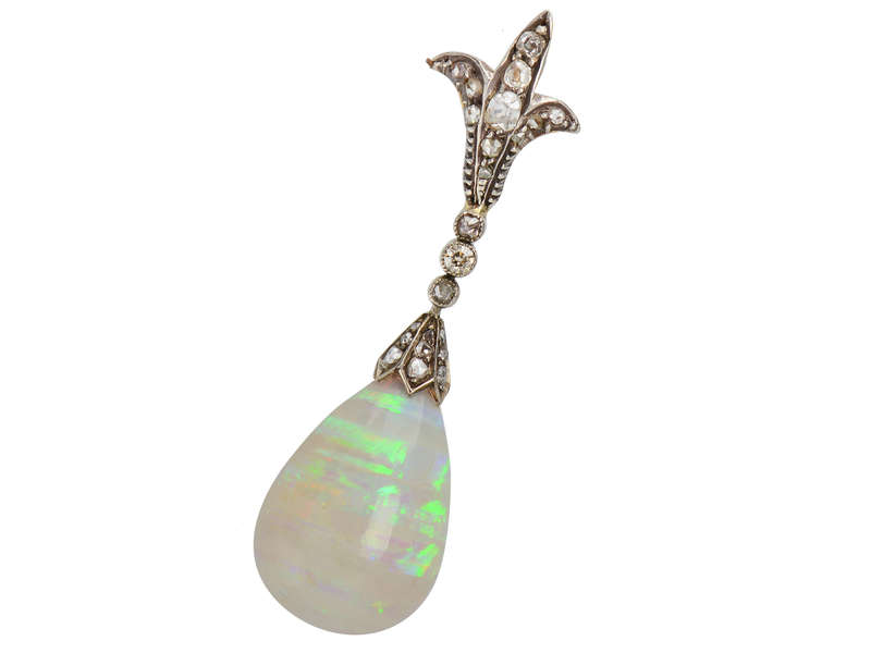 Electric Lights - Australian Opal Antique Pendant