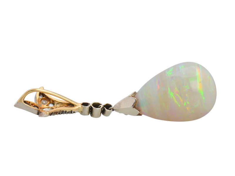 Electric Lights - Australian Opal Antique Pendant