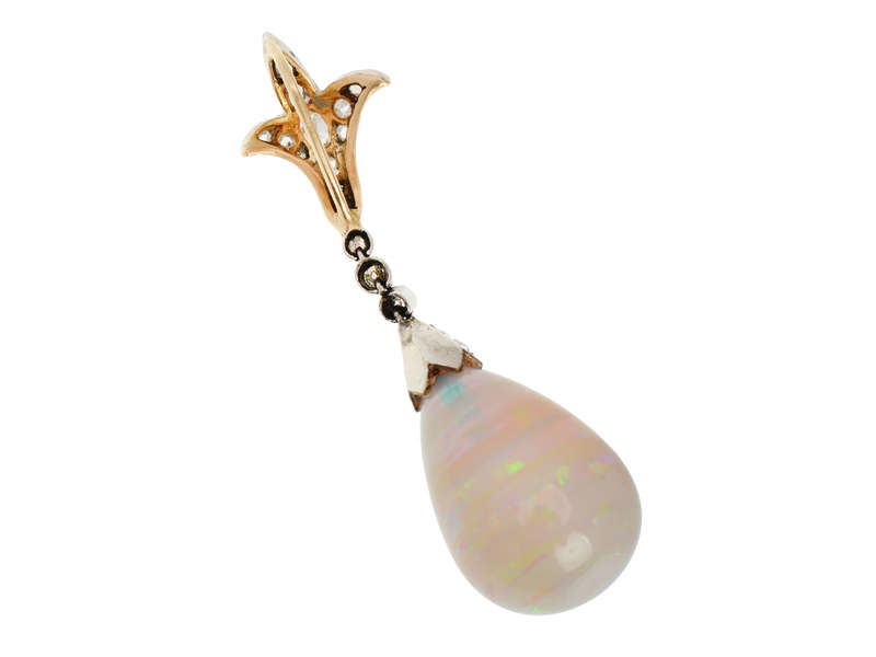 Electric Lights - Australian Opal Antique Pendant
