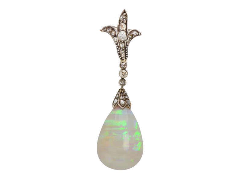 Electric Lights - Australian Opal Antique Pendant