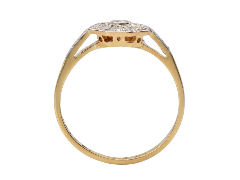 Say Yes - Diamond Platinum Gold Ring