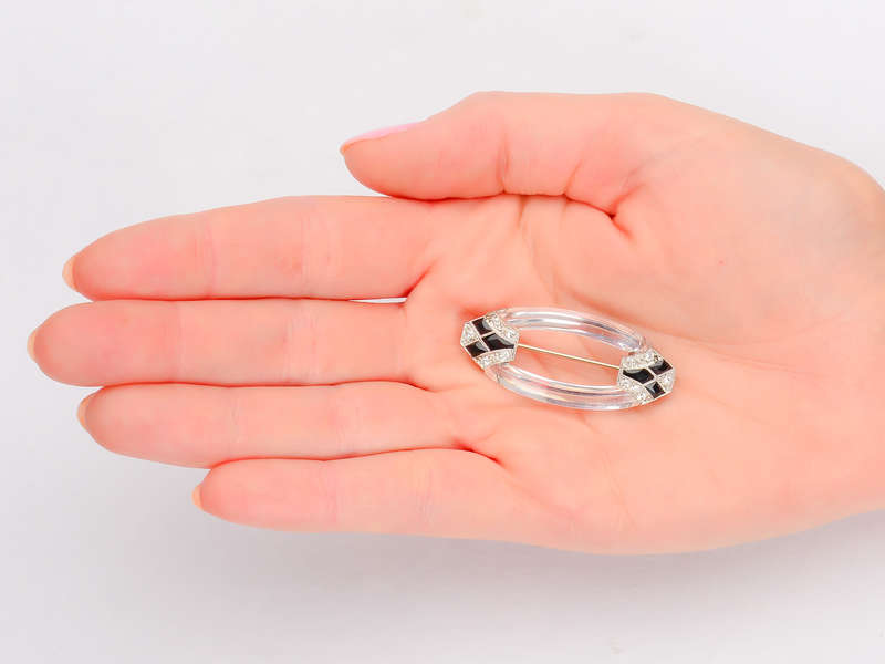 Signed Raymond Yard Art Deco Brooch