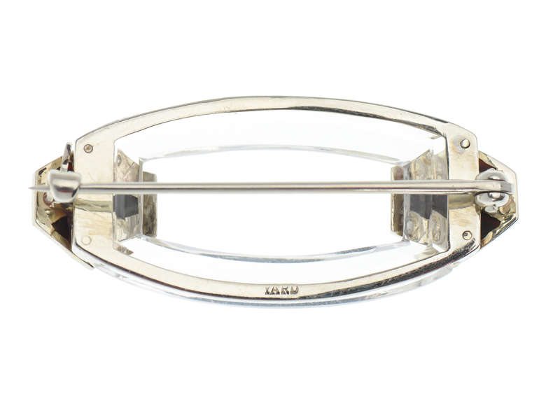 Signed Raymond Yard Art Deco Brooch