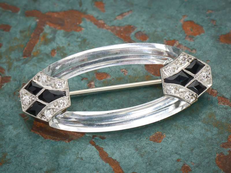 Signed Raymond Yard Art Deco Brooch