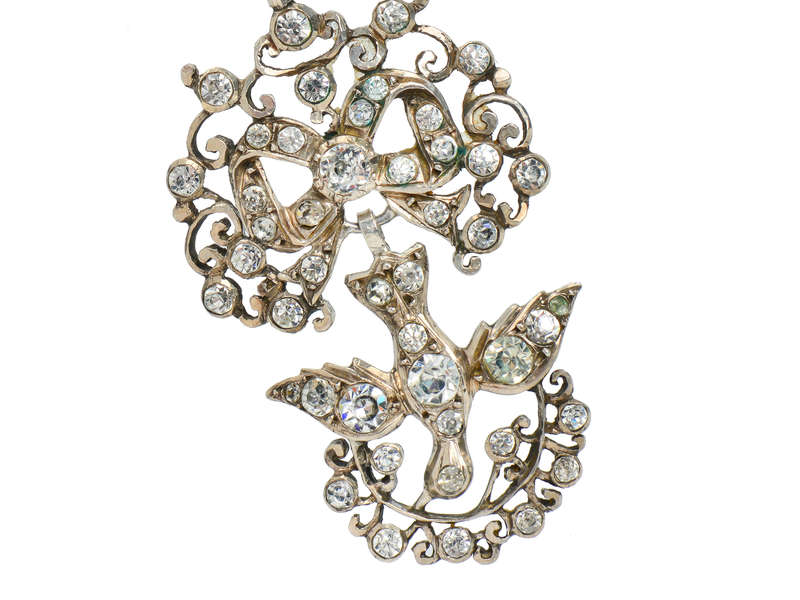 Ethereal St. Esprit Paste Pendant - Circa 1840