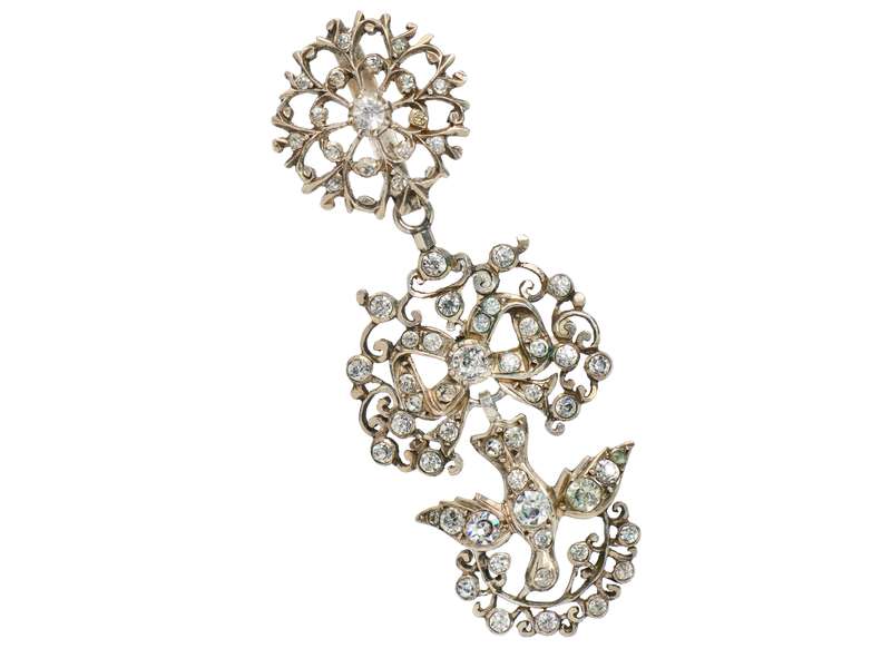 Ethereal St. Esprit Paste Pendant - Circa 1840