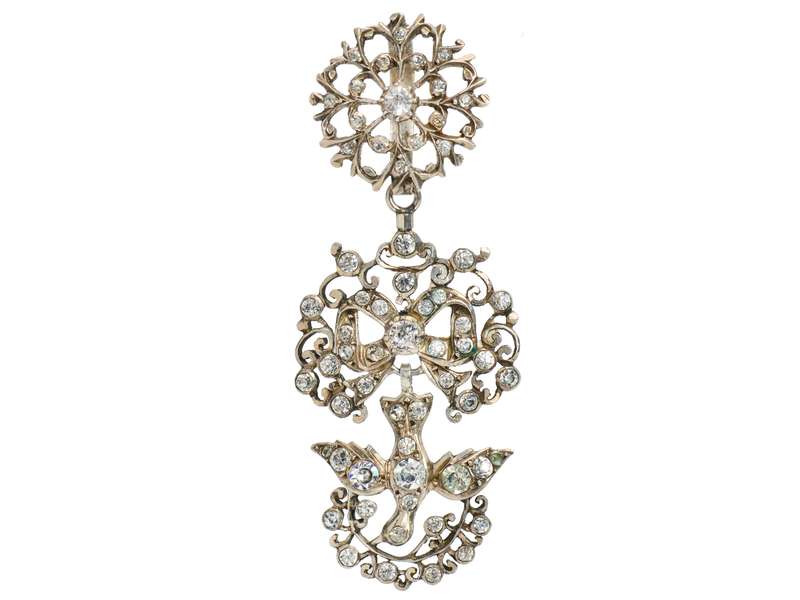 Ethereal St. Esprit Paste Pendant - Circa 1840