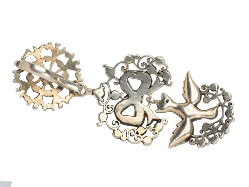 Ethereal St. Esprit Paste Pendant - Circa 1840