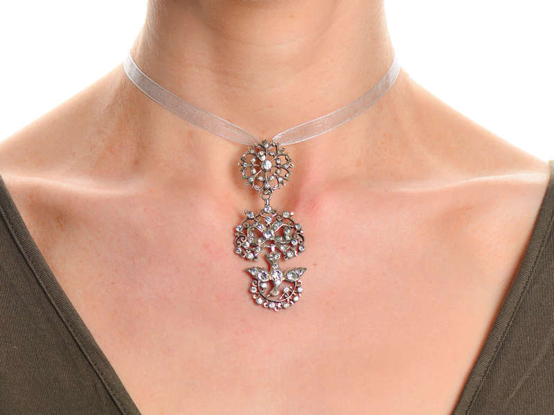 Ethereal St. Esprit Paste Pendant - Circa 1840