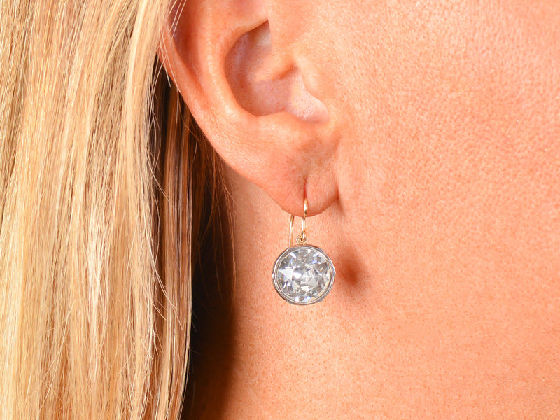 Sizzle & Dazzle - 2.5 ct. Paste Dangle Earrings