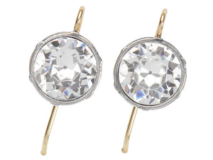 Night Magic - Solitaire Paste Earrings 2.5 ct.