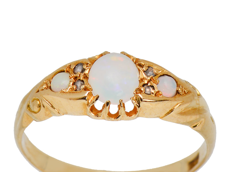 
                      
                        Antique Opal Diamond Ring of 1916
                      
                    