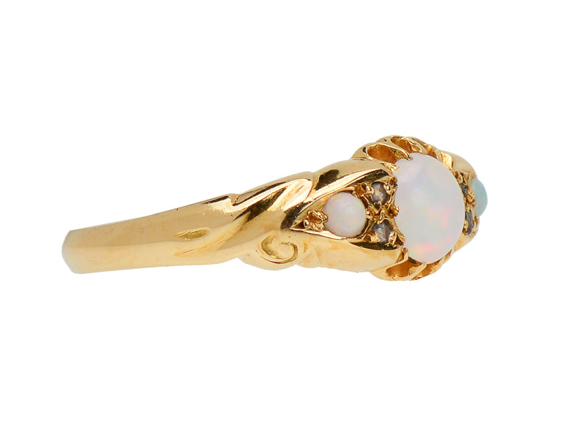 
                      
                        Antique Opal Diamond Ring of 1916
                      
                    